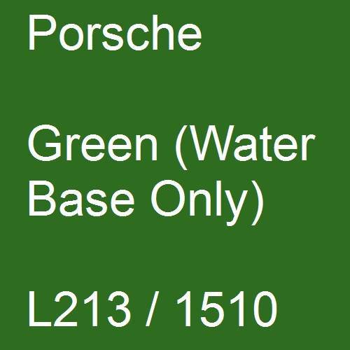 Porsche, Green (Water Base Only), L213 / 1510.